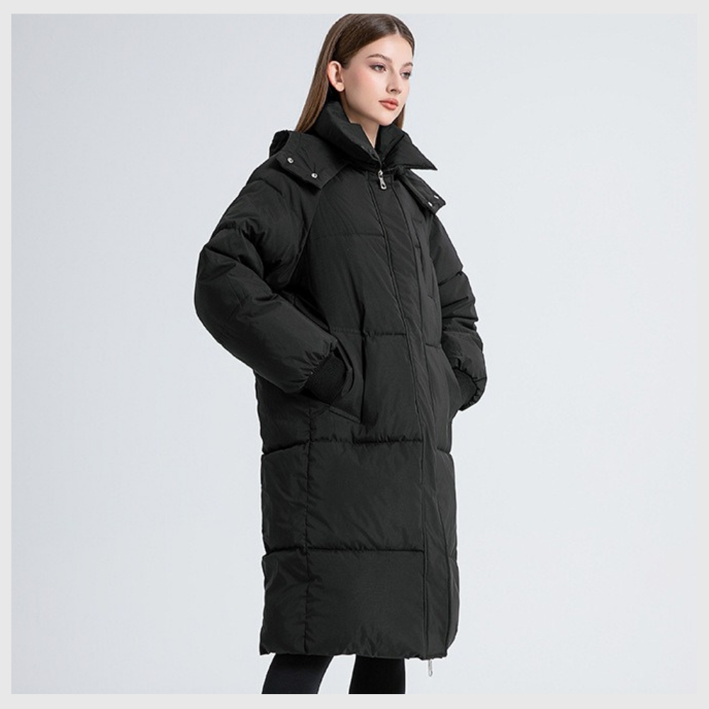 Nordica™ – Long Hooded Winter Coat