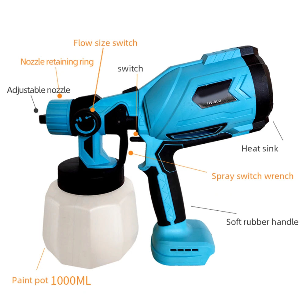 MistMate Cordless Paint Sprayer – Smooth Coverage, No Fuss