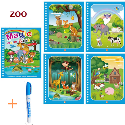 4 Magic Watercolor Books