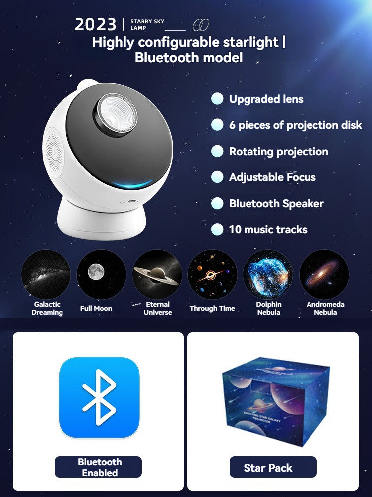 Magic Galaxy Projector 6 in 1 Starry Sky