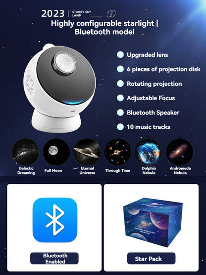 Magic Galaxy Projector 6 in 1 Starry Sky