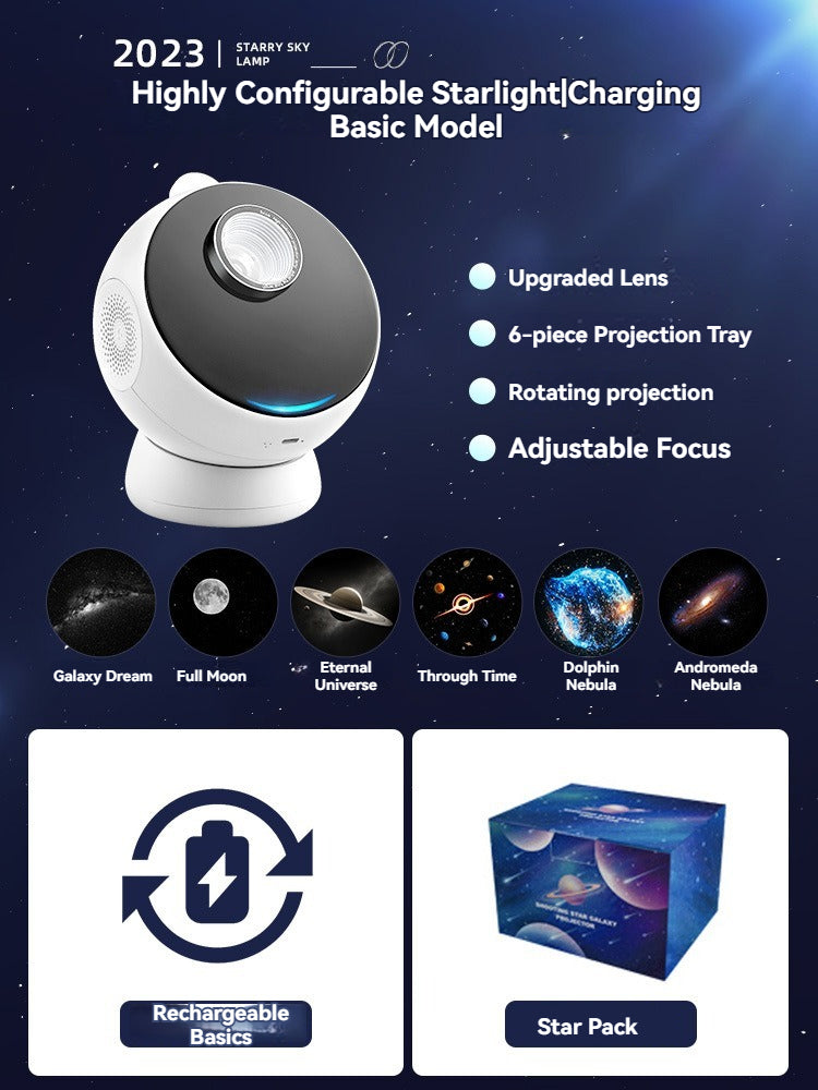 Magic Galaxy Projector 6 in 1 Starry Sky