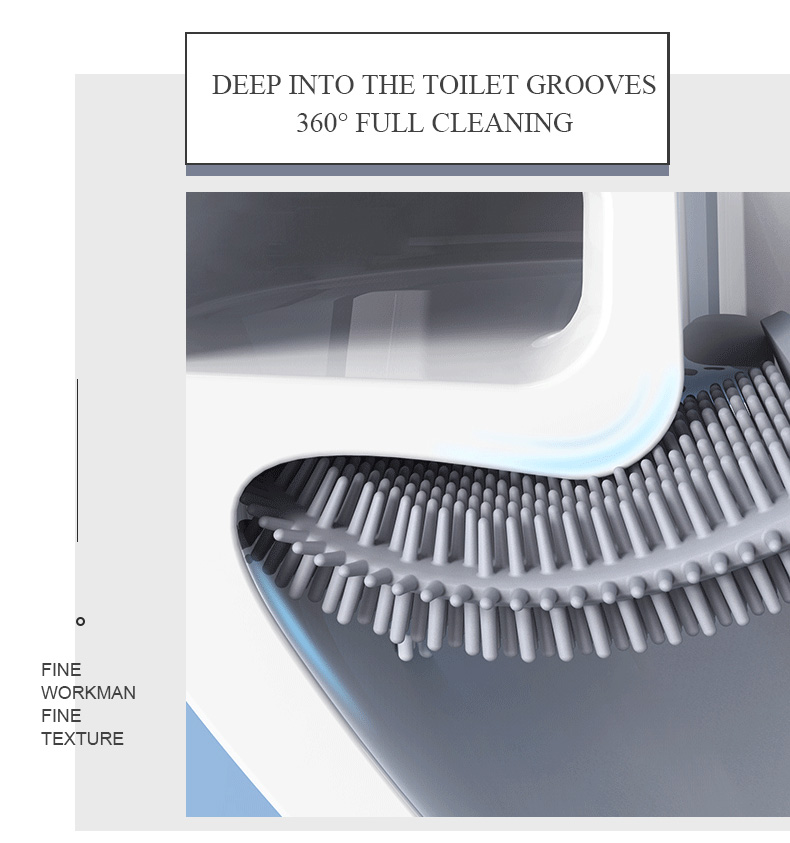 Elegant and hygienic silicone brush