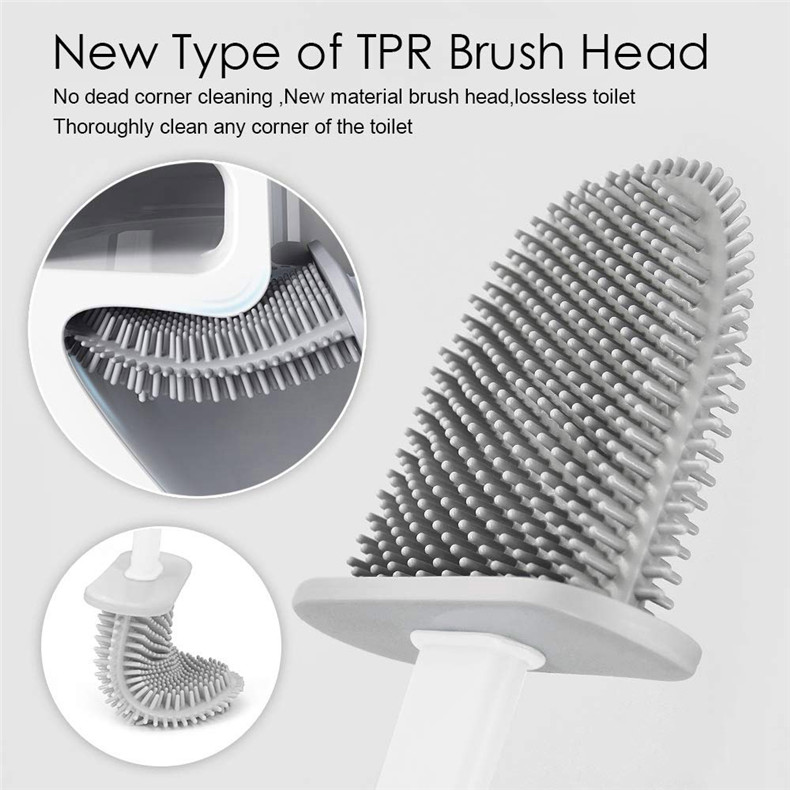 Elegant and hygienic silicone brush