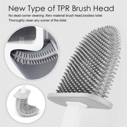 Elegant and hygienic silicone brush