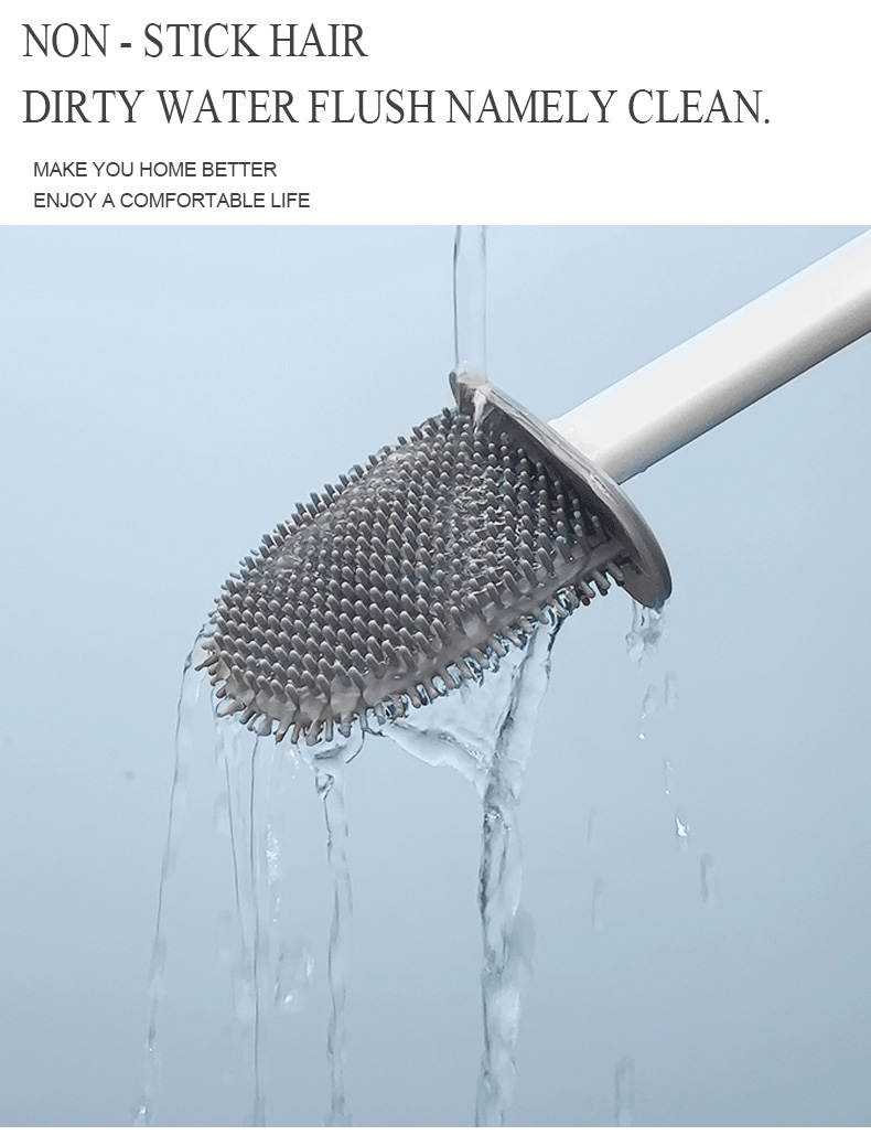 Elegant and hygienic silicone brush