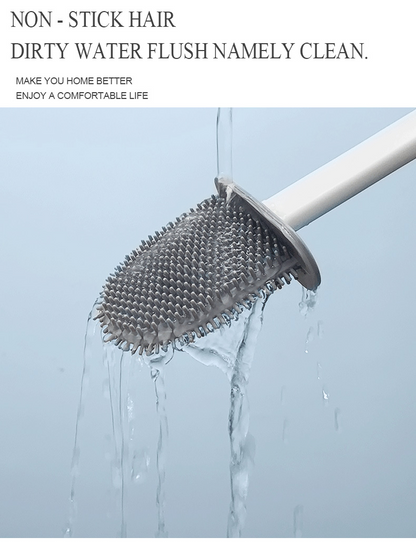 Elegant and hygienic silicone brush