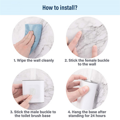 Elegant and hygienic silicone brush