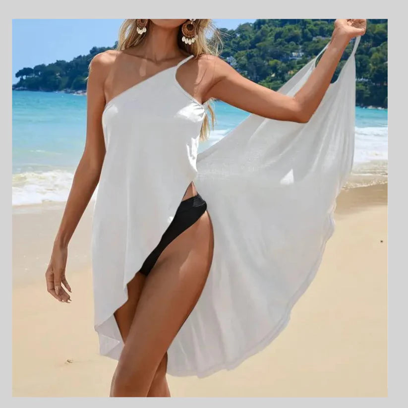 Off-Shoulder Beach Dress
