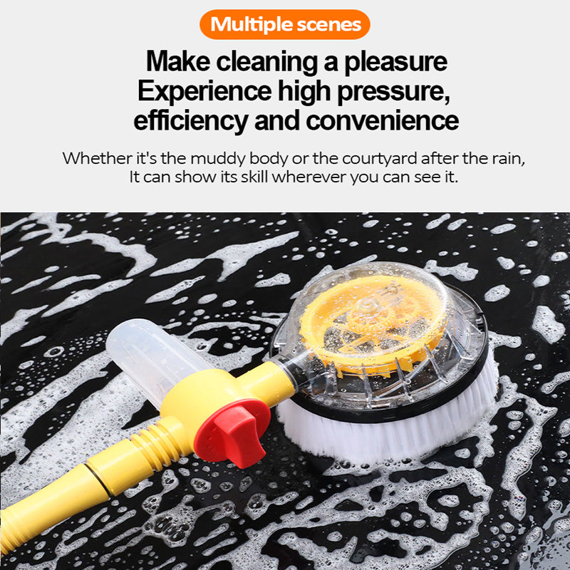 Professional rotating foam brush for car washing