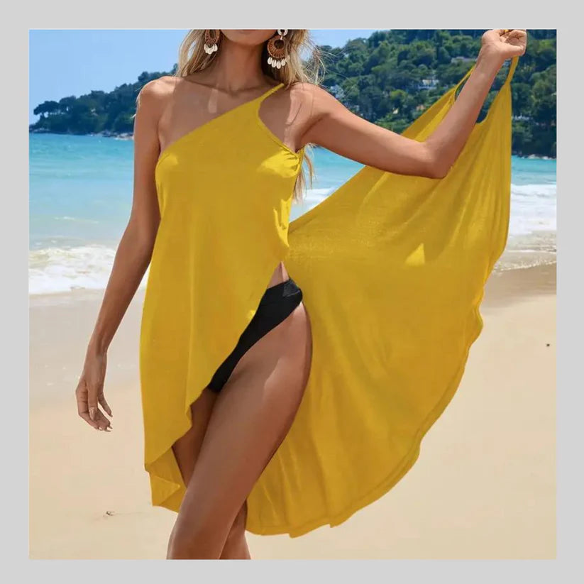 Off-Shoulder Beach Dress