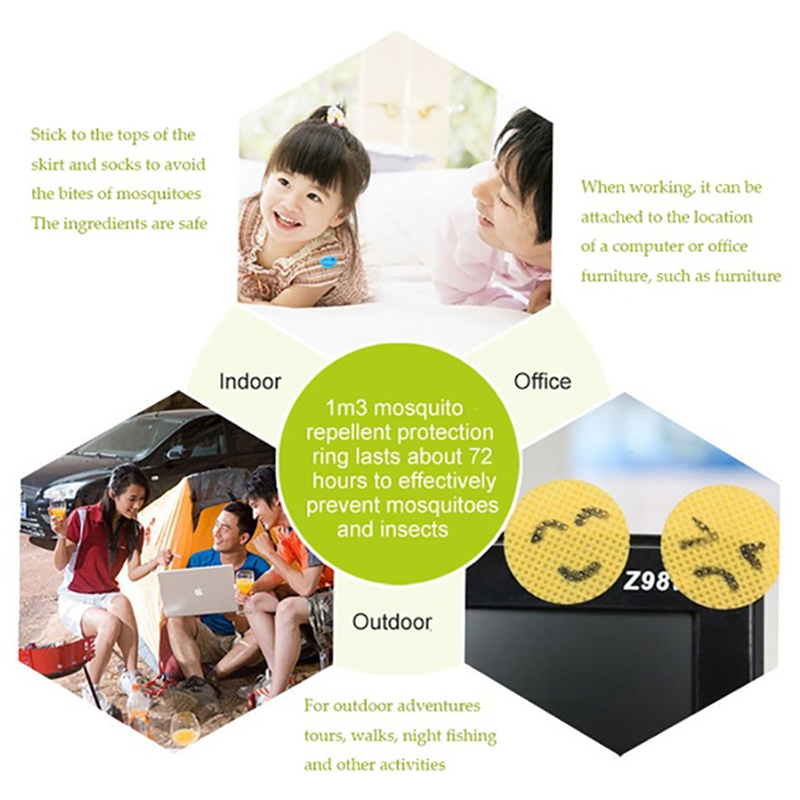 Anti-Mosquito Patches - Natural Formula For children and adults