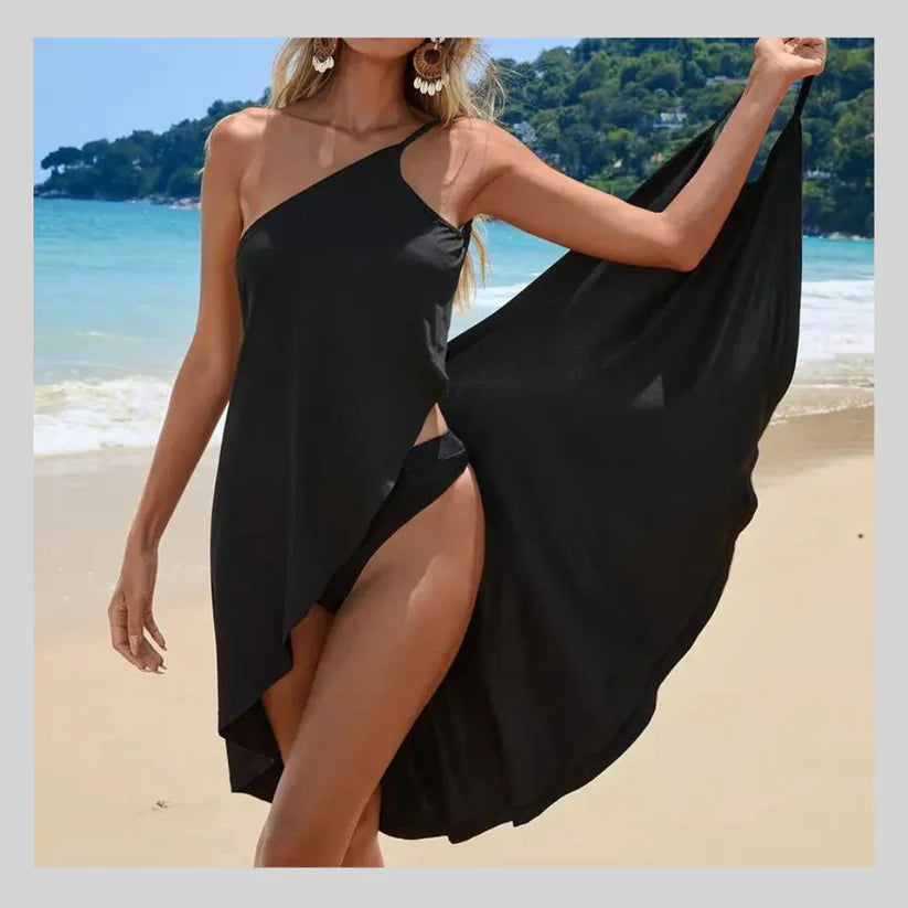 Off-Shoulder Beach Dress