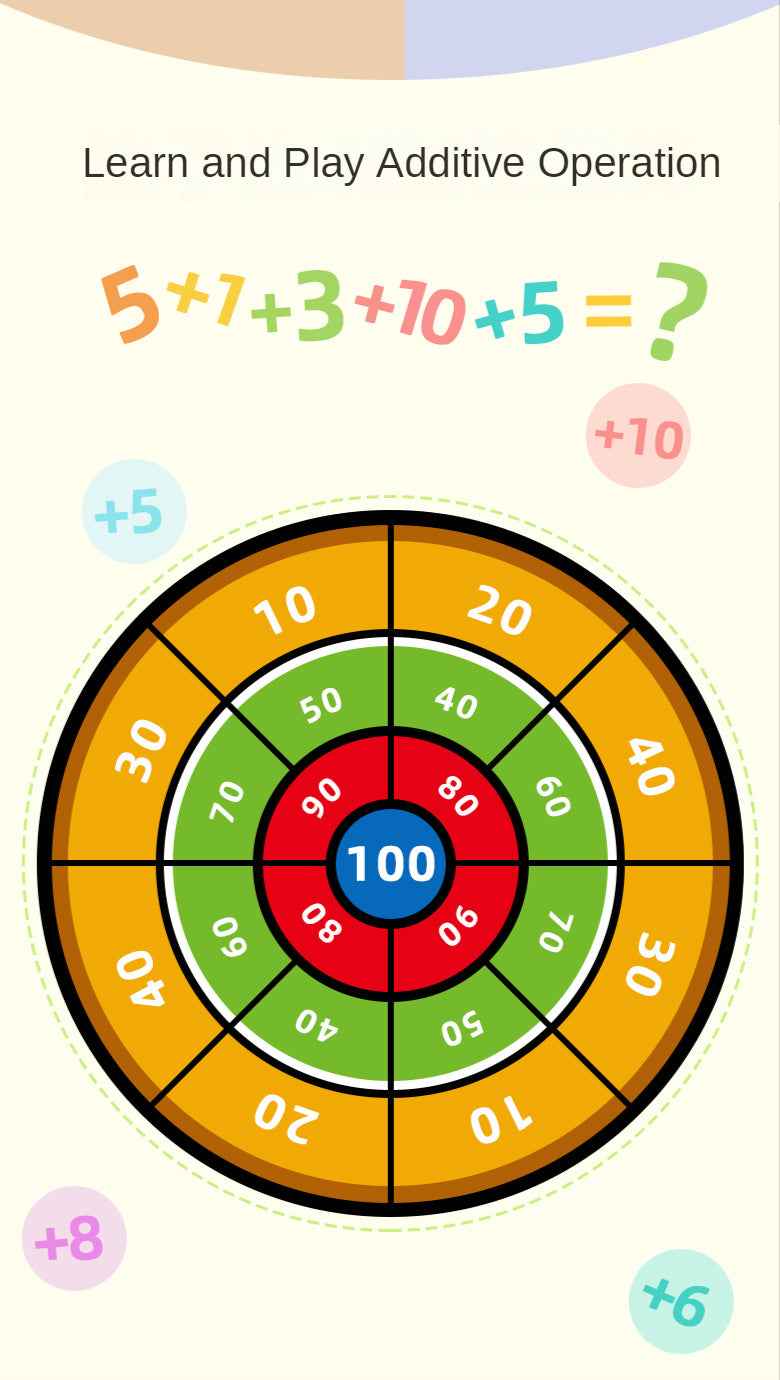 montessori dart board target game