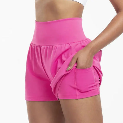2-in-1 High-Waisted Everyday Active Shorts