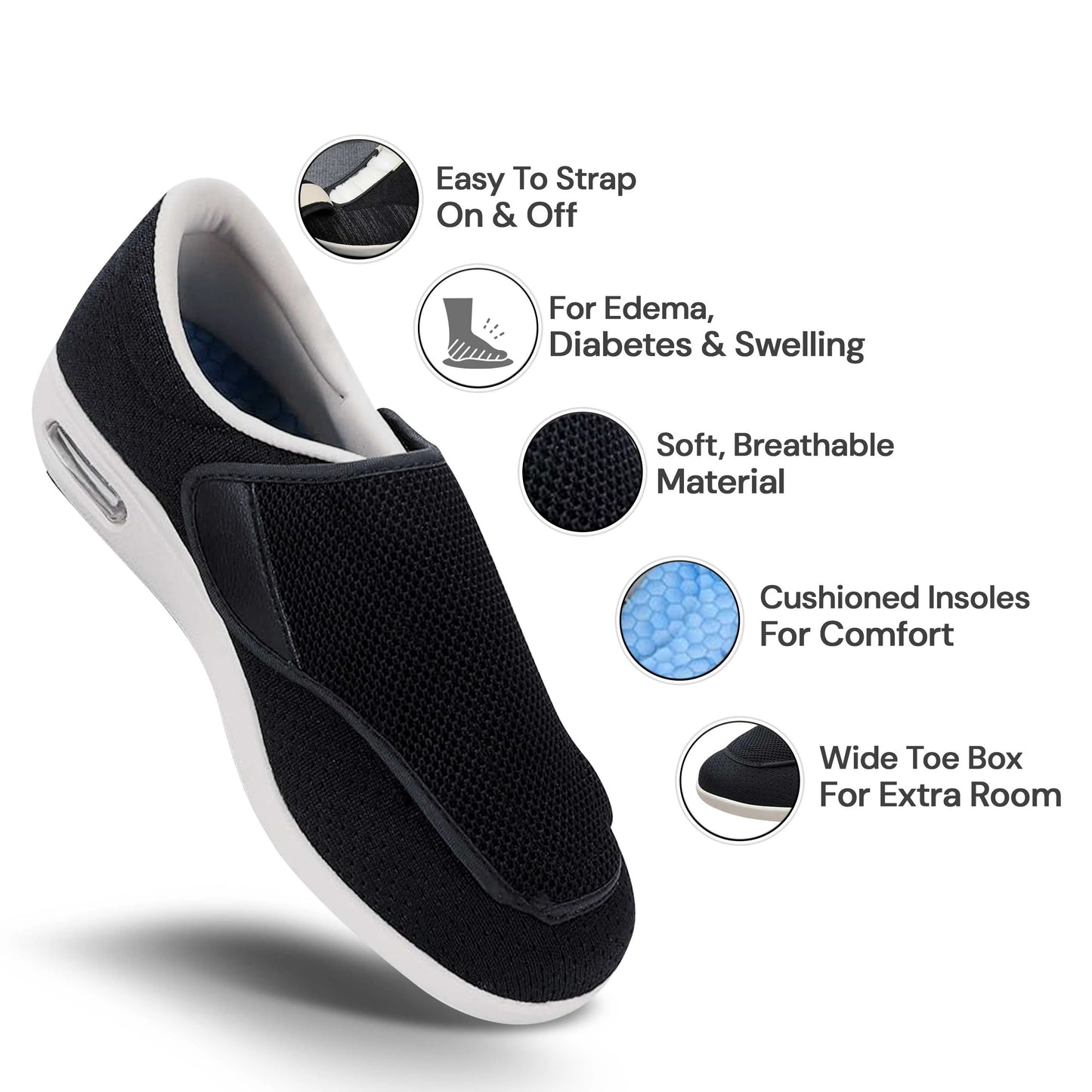 ComfortFlex™ – Chaussures Confort Ultime pour Pieds Sensibles