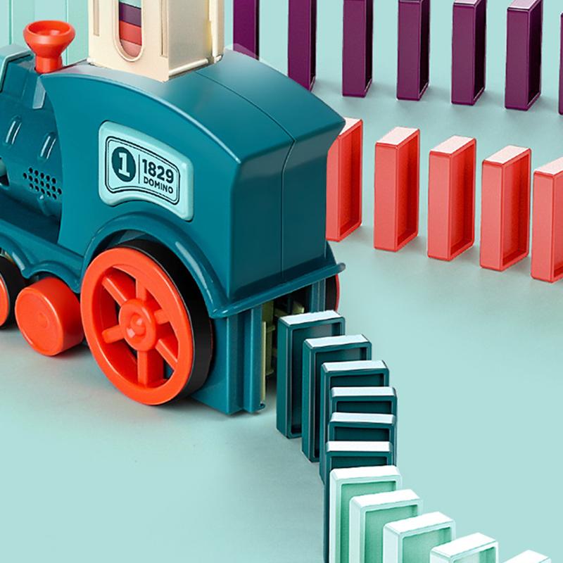Kids Automatic Laying Domino Train