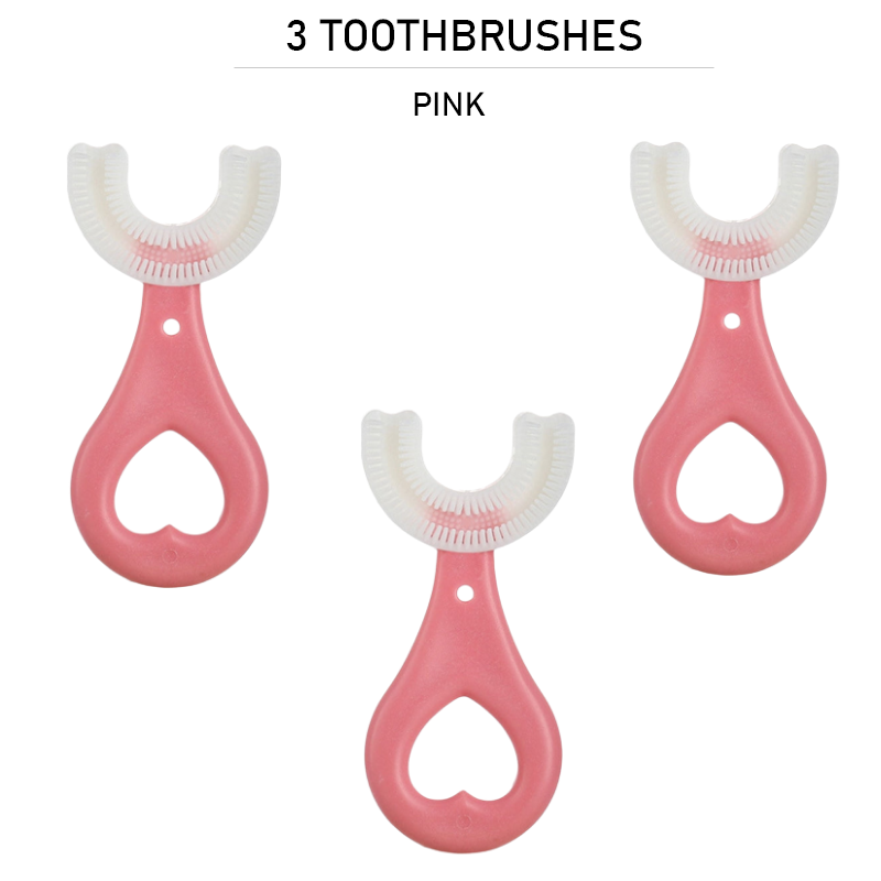 PACK OF 3 TOOTHBRUSHES FOR CHILDREN
