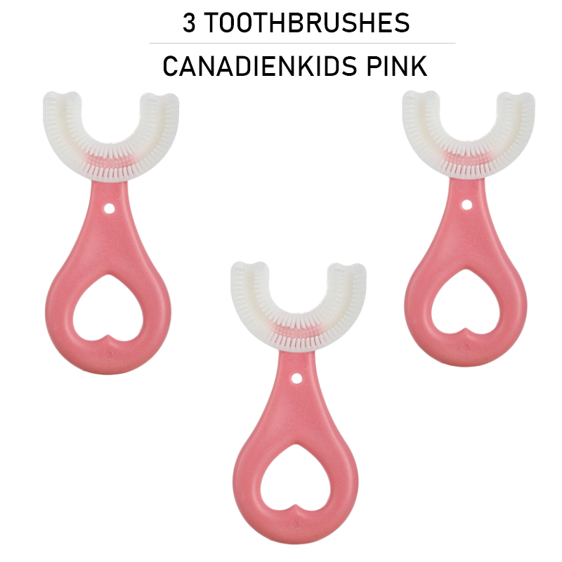 PACK OF 3 TOOTHBRUSHES FOR CHILDREN