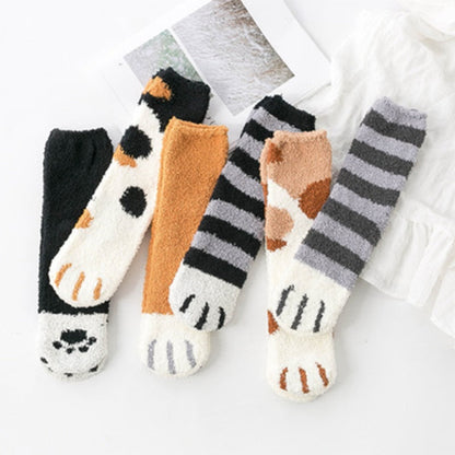 New Cotton Socks : Funny Print Cat Paw Warm Socks
