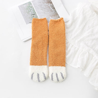 New Cotton Socks : Funny Print Cat Paw Warm Socks