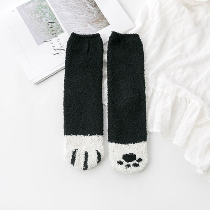 New Cotton Socks : Funny Print Cat Paw Warm Socks