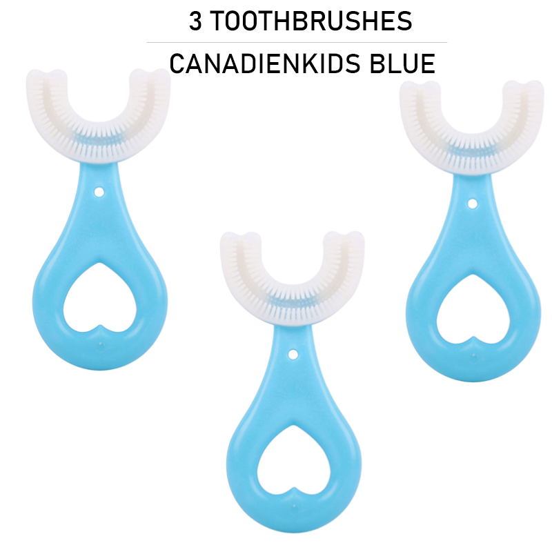 PACK OF 3 TOOTHBRUSHES FOR CHILDREN