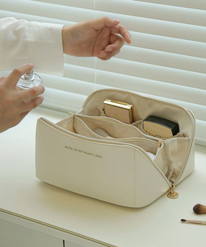 High-Capacity Portable Cosmetic Case