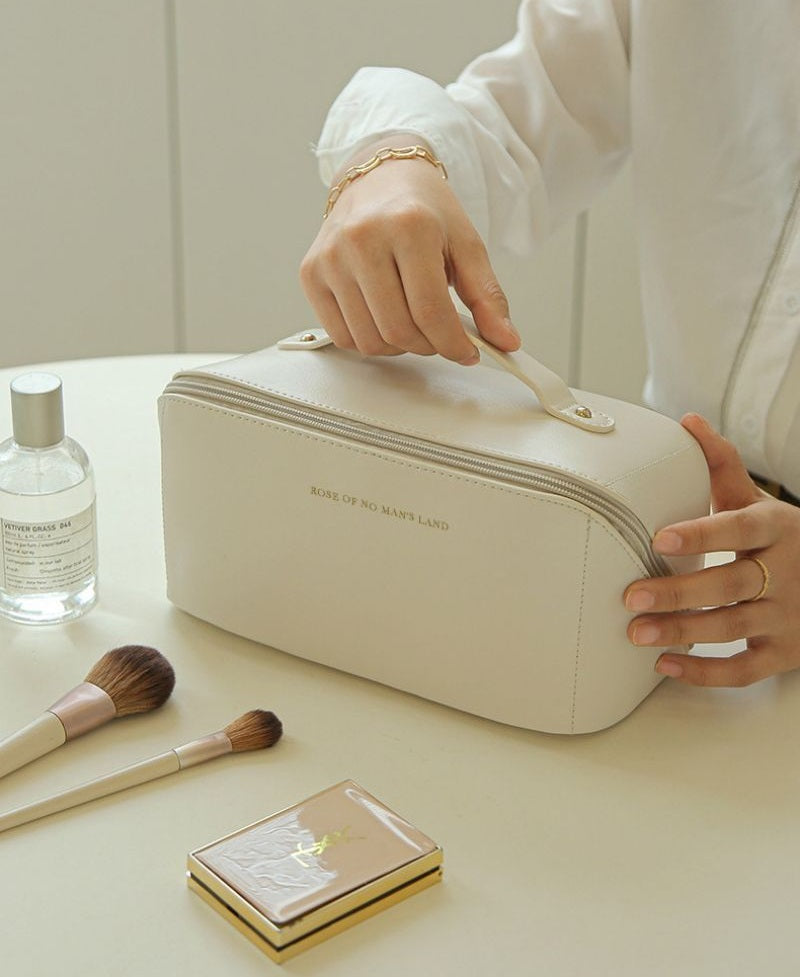 High-Capacity Portable Cosmetic Case