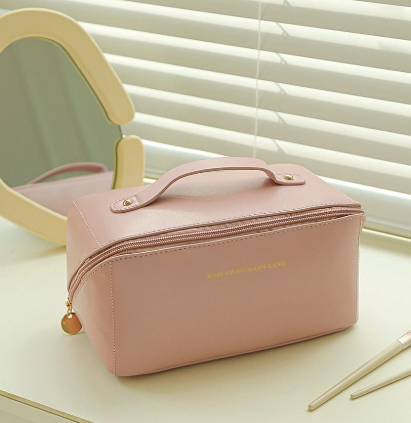High-Capacity Portable Cosmetic Case