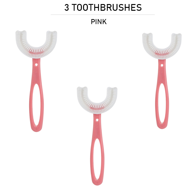 PACK OF 3 TOOTHBRUSHES FOR CHILDREN