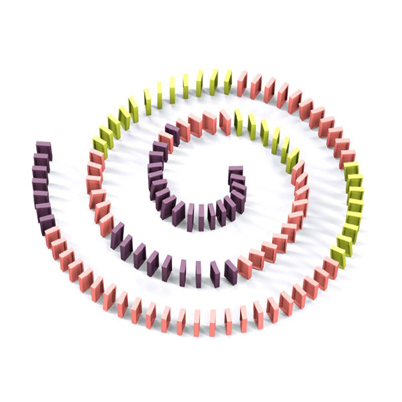 Kids Automatic Laying Domino Train