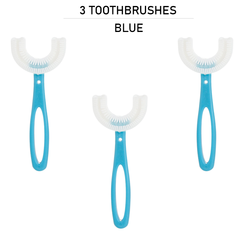 PACK OF 3 TOOTHBRUSHES FOR CHILDREN