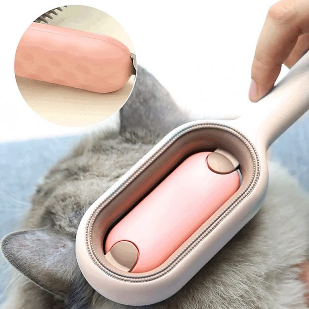 Grooming brush for pets