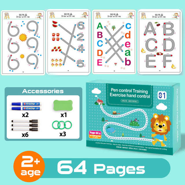 Magical Tracing Workbook Set for Kids