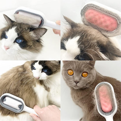 Grooming brush for pets