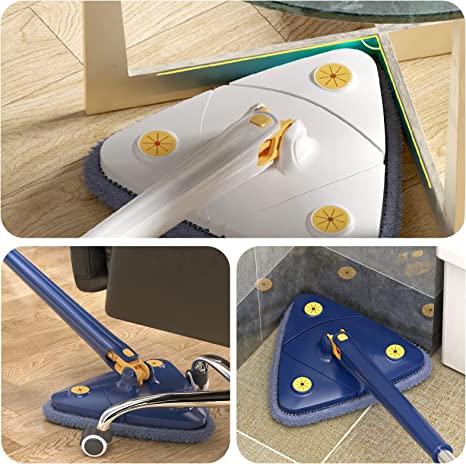 360° Rotatable Adjustable Triangular Cleaning Mop