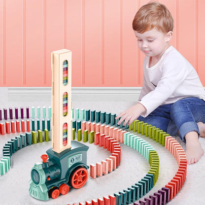 Kids Automatic Laying Domino Train