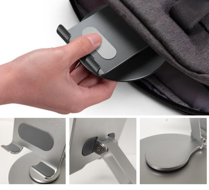 360° Rotating Mini Desk Phone Holder