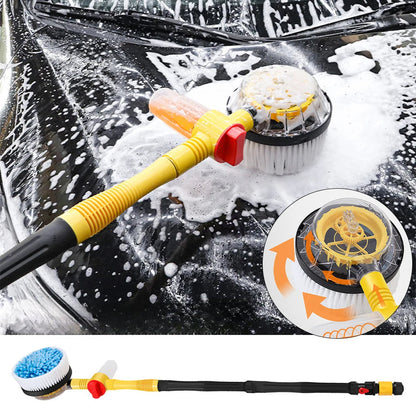 Professional rotating foam brush for car washing
