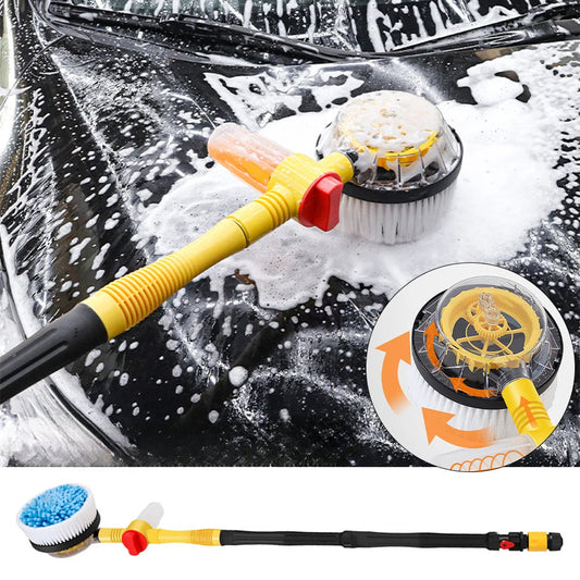 Professional rotating foam brush for car washing