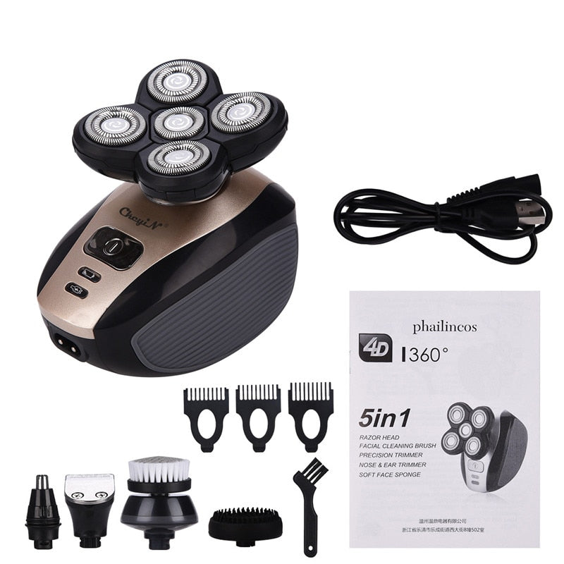 Rechargeable 5-in-1 Electric Shaver