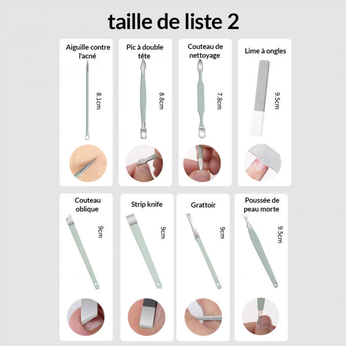 16-in-1 Manicure Set with Nail Clippers