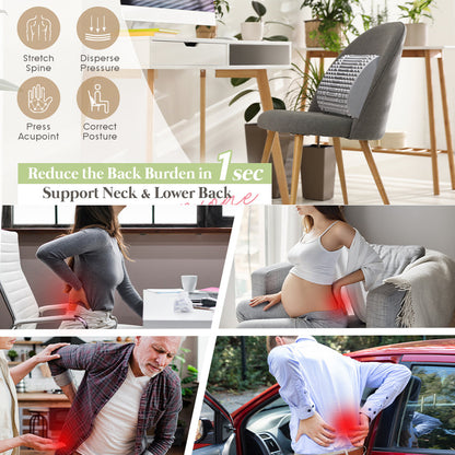 BACK STRETCHER PILLOW - RELIEVE YOUR SCIATIC AND CERVICAL PAIN