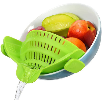 Silicone kitchen strainer