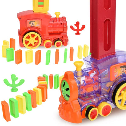 Kids Automatic Laying Domino Train