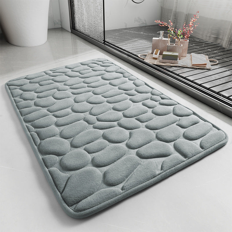 Cobblestone Embossed Bath Mat