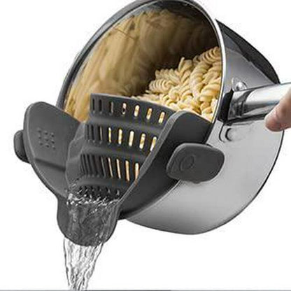 Silicone kitchen strainer