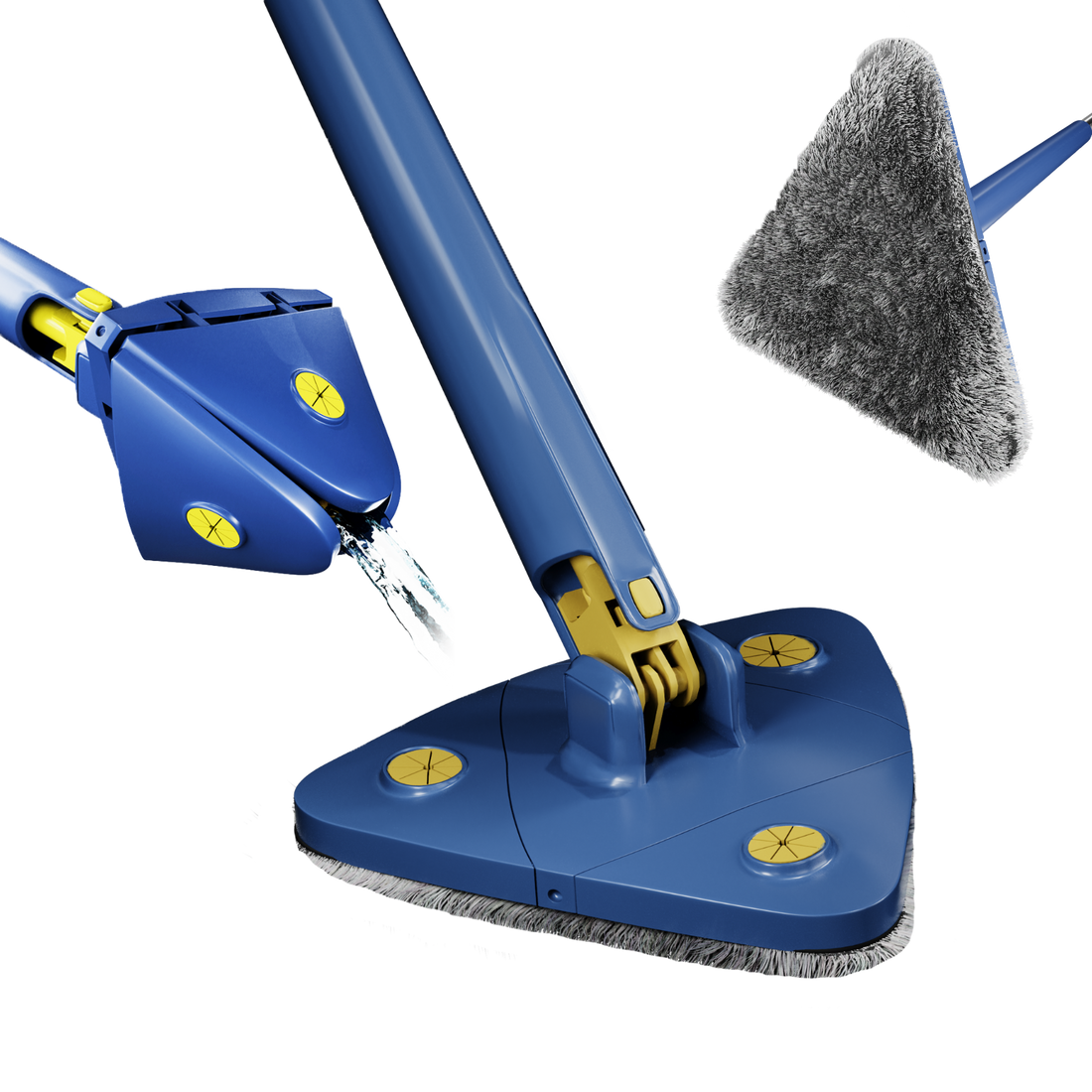 360° Rotatable Adjustable Triangular Cleaning Mop
