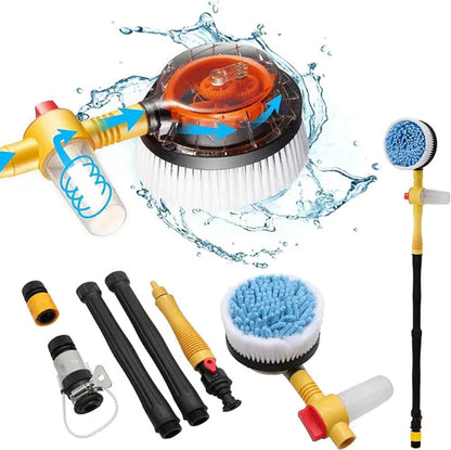 Professional rotating foam brush for car washing
